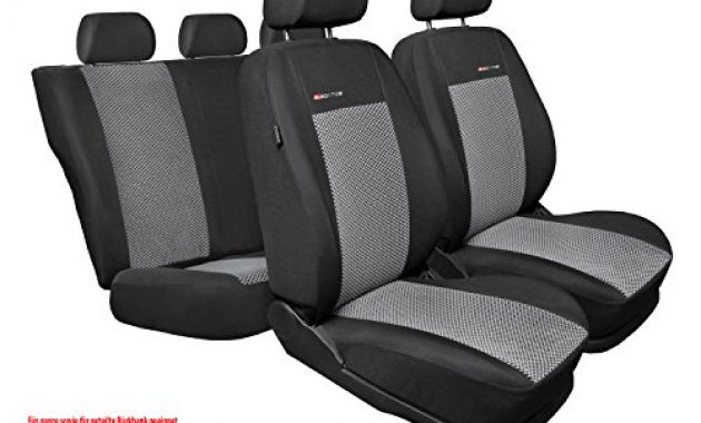 erstaunliche auto dekor 162 p2 mass grau set komplettset 5 sitze sitzbezuge sitzbezug schonbezug schonbezuge autoschonbezug autositzbezug sitzauflagen sitzschutz elegance foto