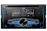 erstaunliche auto radio cd receiver jvc mit usb cd aux uvm fur vw golf 5 6 2003 2013 incl einbauset piano black foto