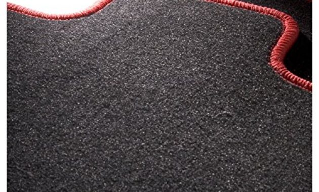 erstaunliche carfashion 281915 starlight passform auto fussmatten tuft velour automatte polyamid velours fussmatte in schwarz rote hochglanz kettelung 4 teiliges auto fussmatten set mit bild
