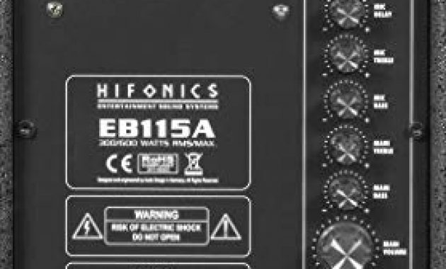 erstaunliche hifonics eb115a mobiles power aktiv soundsystem fur indoor outdoor betrieb bild
