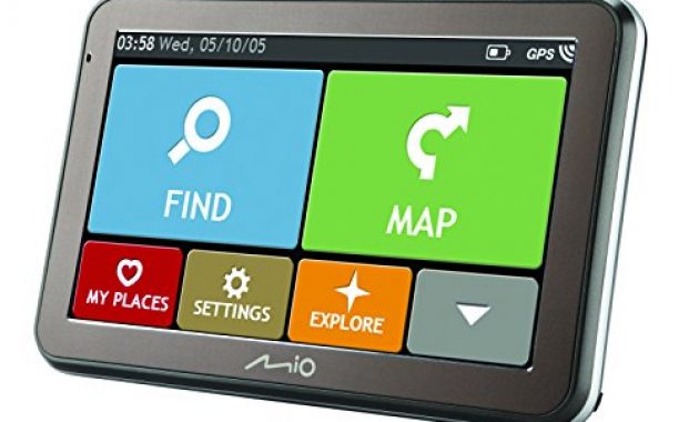 erstaunliche mio spirit 7670 tmc bluetooth full europe lifetime auto navigation schwarz bild