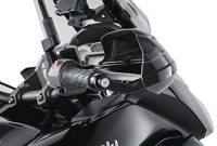 erstaunliche navi halter im cockpit kawasaki versys 1000 2015 schwarz foto