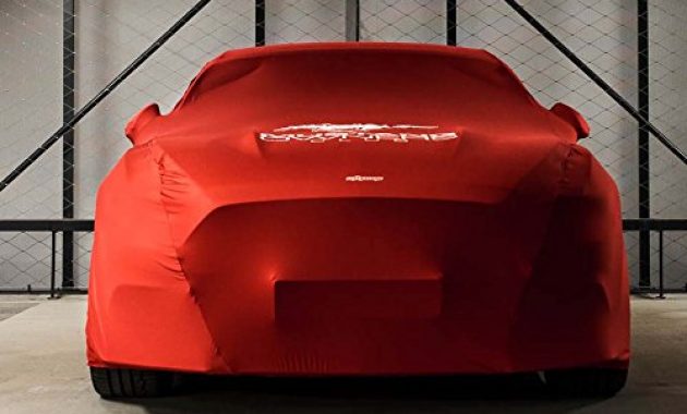 erstaunliche softgarage rot slim fit indoor atmungsaktiv car cover red breathable special edition with logo print bild