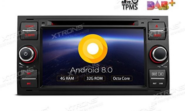 erstaunliche xtrons 7 auto touchscreen autoradio auto dvd player mit android 80 octa core auto autostereo unterstutzt 3g 4g bluetooth musik streaming 4gb ram 32gb rom dab obd2 tpms fur ford bild