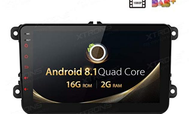 erstaunliche xtrons 8 auto touchscreen autoradio auto multimedia player mit android 81 quad core multimedia player full rca ausgang wifi 4g bluetooth 2gb ram 16gb rom obd2 fur volkswagenseat bild