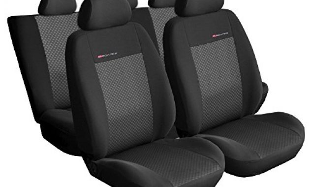 fabelhafte auto dekor 111 p3 mass grau set komplettset 5 sitze sitzbezuge sitzbezug schonbezug schonbezuge autoschonbezug autositzbezug sitzauflagen sitzschutz elegance bild