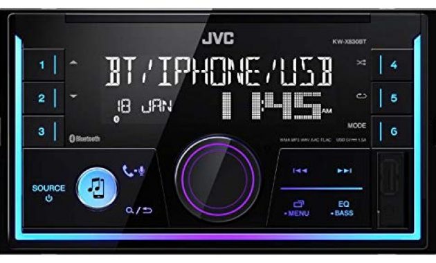 fabelhafte caraudio24 jvc kw x830bt aux 2din usb mp3 bluetooth autoradio fur toyota corolla 04 09 verso schwarz bild