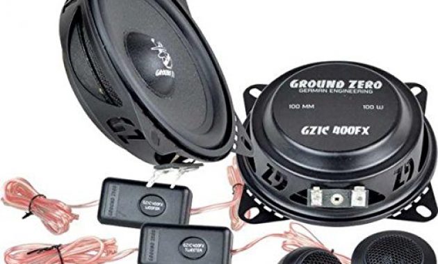 fabelhafte ground zero audio gzic 400fx 10cm lautsprecher system flach foto