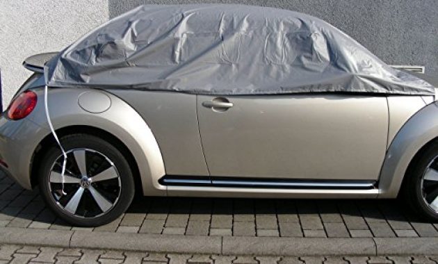 fabelhafte kley partner halbgarage autoabdeckung plane haube wasserdicht material california light kompatibel mit volkswagen vw new beetle cabrio ab 2012 foto