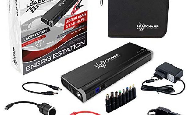 fabelhafte loadchamp lithium auto starthilfe power bank gerat 20000mah 750a 12v jump starter booster akku batterie foto