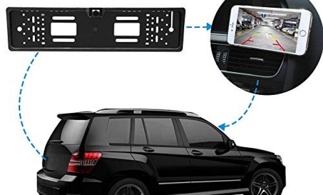 fabelhafte lwtop wireless license plate camera car hidden backup reversing rear view camera fur android iphone ipad bild