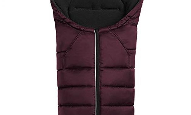 fabelhafte odenwalder 12292 fusssack carlo verschiedene farben gr 98cm farbeblack berry bild