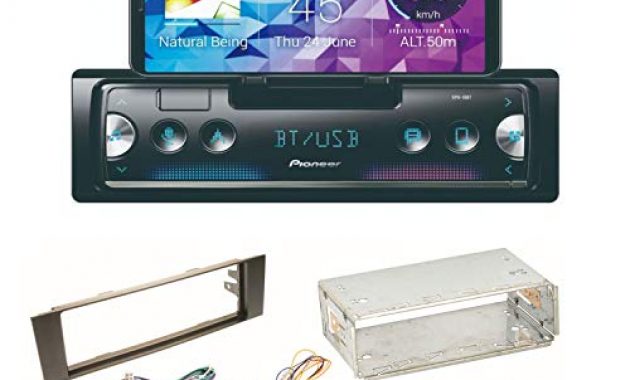 fabelhafte pioneer sph 10bt autoradio bluetooth mp3 usb 1 din flac spotify equalizer einbauset fur audi a3 8p 8pa foto