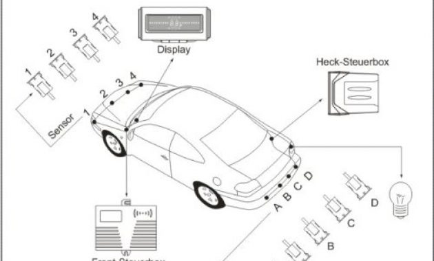 fabelhafte profi ruckfahrwarner einparkhilfe 8 schwarze sensoren pdc 2 bild