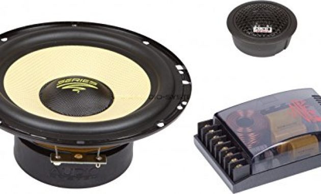 fantastische audio system x ion 165 koaxiallautsprecher fur auto 100 w schwarz und gelb bild