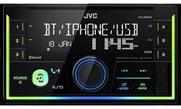 fantastische caraudio24 jvc kw x830bt aux 2din usb mp3 bluetooth autoradio fur toyota corolla 04 09 verso schwarz bild