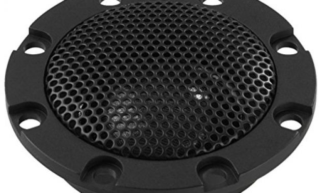 fantastische monacor dt 284 dome tweeter paar top class hochtoner mit hohen pegelreserven und tiefer ankopplung auto speaker in kompakter abmessungen und rundem design 60 w 4 ohm in schwarz foto