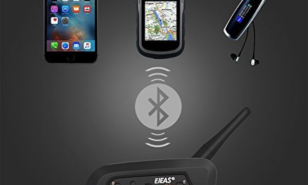 fantastische motorradhelm intercom v6 pro bt bluetooth 30 12 km drahtlose reichweite drahtloses vollduplex sprechanlage fur 2 personen zur verbindung von bis zu 6 fahrern 2 stuck von ej foto