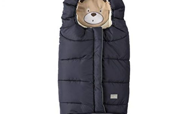 fantastische nuvita 9605 junior cuccioli universal fusssack fur kinderwagen blue bear beige foto