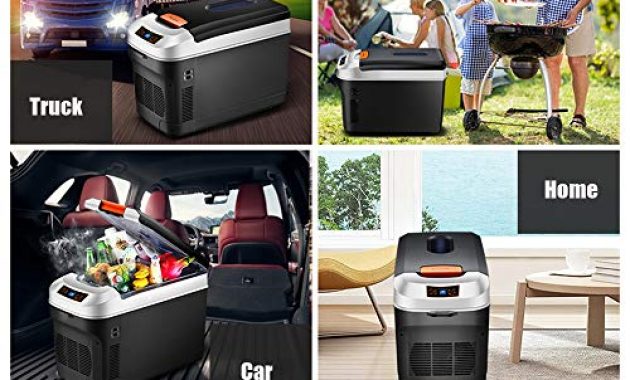 fantastische saturey thermo elektrische kuhlbox mini kuhlschrank fur auto lkw und steckdose 12v220v auto camping outdoor25l bild