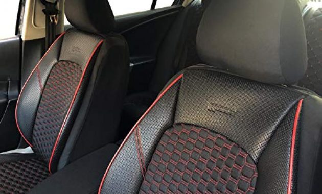 fantastische sitzbezuge k maniac universal schwarz rot autositzbezuge set vordersitze autozubehor innenraum auto zubehor kunstleder v1607570 kfz tuning sitzbezug sitzschoner bild