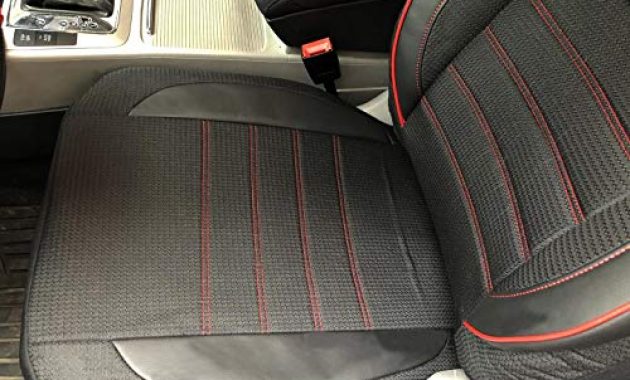 fantastische sitzbezuge k maniac universal schwarz rot autositzbezuge set vordersitze autozubehor innenraum auto zubehor kunstleder v2412341 kfz tuning sitzbezug sitzschoner foto