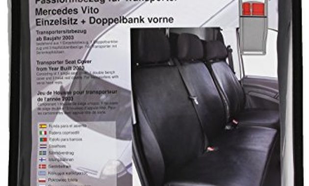 fantastische walser 11508 vito und viano autositzbeza 1 4 ge fa 1 4 r einzelsitz und doppelbank passend fa 1 4 r das baujahr 062003 2013 foto