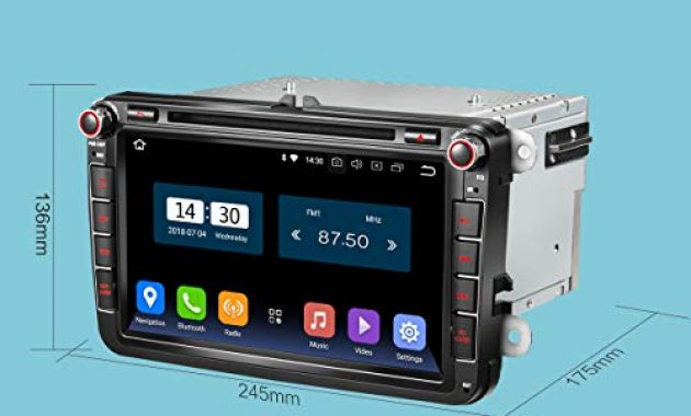 grossen amaseaudio android 80 in dash auto dvd player mit autoradio fur autoradio 8 zoll doppel din gps navigation fur vw golf passat cc jetta polo skoda bild