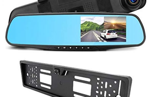 grossen auto dvr ruckspiegel monitor dashcam auto kamera dash cam mit ruckfahrkamera full hd 1080p g sensor bewegungserkennung foto