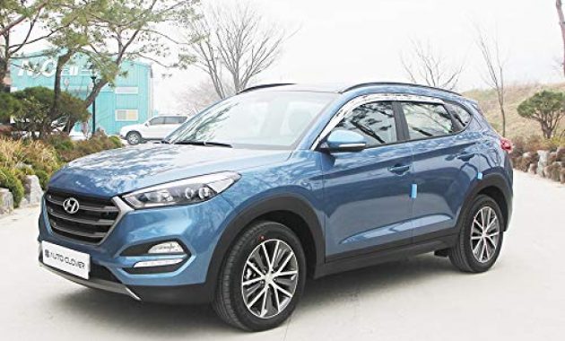 grossen autoclover chrom windabweiser set fur hyundai tucson 2015 6 teilig bild