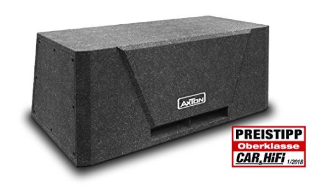 grossen axton atb216 kraftvoller bandpass subwoofer mit 2 x 16 cm treibern und kompakten abmessungen bild