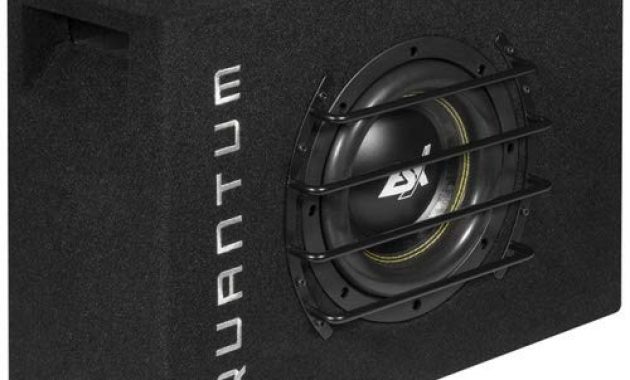 grossen esx qsb8 quantum qsb 20cm subwoofer im kompakten bassreflexgehause foto