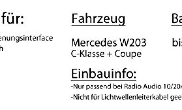 grossen mercedes c klasse w203 jvc kw r520e 2din autoradio radio einbauset bild
