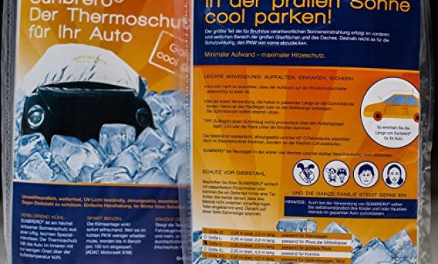 grossen sunbrero sonnenschutz abdeckunghitzeschutz haube furs auto um das starke erhitzen des innenraumes zu verringern grosse 3xl 550 m lang 300 m breit bild