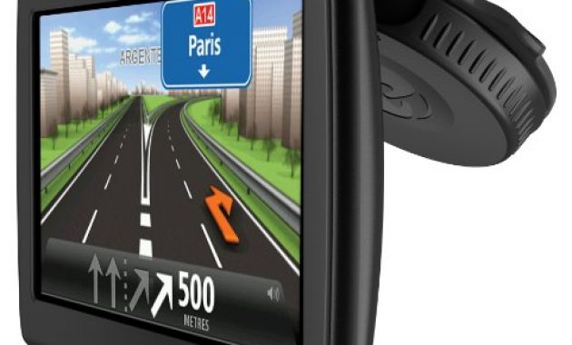 grossen tomtom start 25 m regional navigationssystem kontinent ausschnitt bild