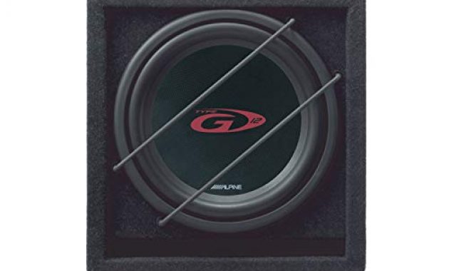 schone alpine sbg 1244 bandpass subwoofer 305 cm foto