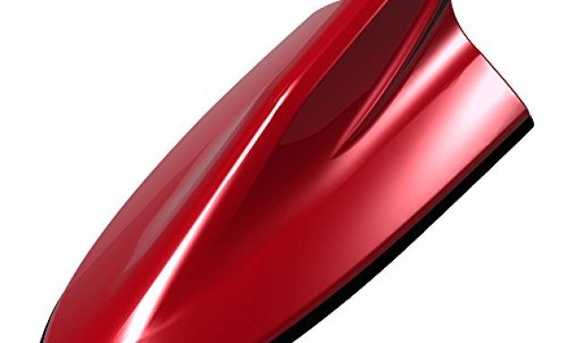 schone amfm antenne farbe soul red metallic 41 v haiflossenform bild