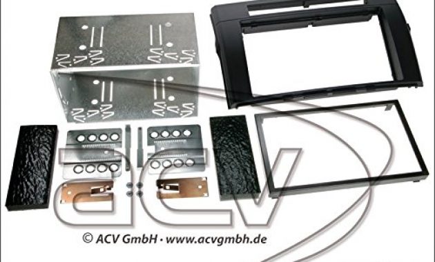 schone auto radio cd receiver jvc mit usb cd aux uvm fur toyota corolla verso zer zze r1 2004 2009 incl einbauset schwarz bild