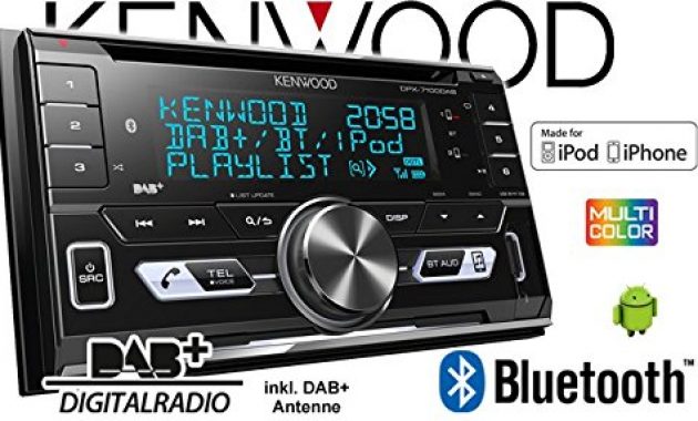 schone autoradio radio kenwood dpx 7100dab 2din bluetooth dab digitalradio usb cd mp3 einbauzubehor einbauset fur opel astra h silber just sound best choice for caraudio foto