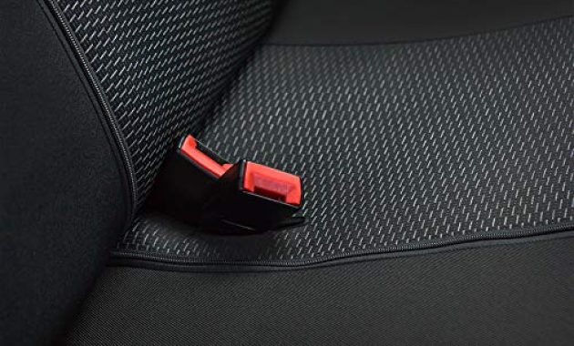 schone carpendo sitzbezuge auto set autositzbezuge schonbezuge schwarz grau vordersitze und rucksitze mit airbag ares l1 bild