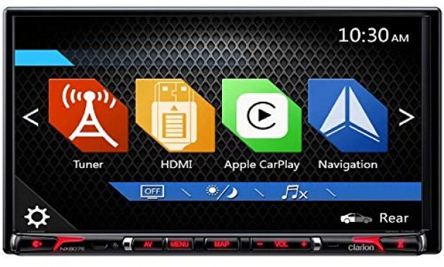 schone clarion nx807e radio navigation apple carplay mit einbauset fur vw touareg 7l 2002 2010 mit canbus foto