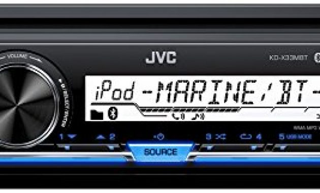 schone jvc kd x33mbt digital media receiver fur maritimen einsatz bluetooth technologie front usbaux eingang schwarz bild