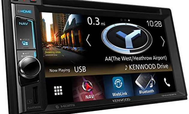 schone kenwood dnx4180bts navitainer mit 157 cm wvga monitor bluetooth apple car play spotify control und weblink schwarz bild