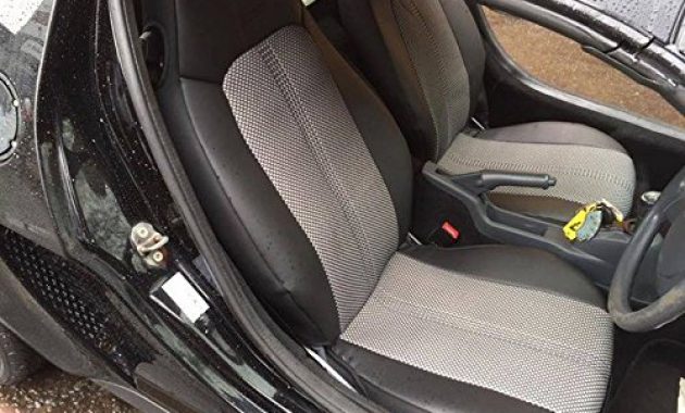 schone topcar athens zwei autositzbezuge aus synthetischem und kunstleder 100 passgenau sitzbezugesets farben schwarz und grau 452 bild
