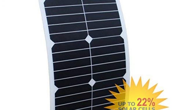 wunderbare 20 w flexibel solar panel aus back contact zellen mit robuster etfe beschichtung fur wohnmobil wohnwagen wohnmobil rv boot foto