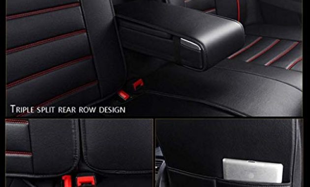 wunderbare 9 stucke vollen satz pu leder vorne und hinten sitzbezug rutschfeste deluxe automotive kissen sitz universal fit 5 sitze fahrzeuge autos suvc bild