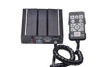 wunderbare as 100w verkabelte elektronische sirene a3e spk0021 3 teiliges set 20 tone mit lautsprecher fernbedienung fur polizei krankenwagen feuerwehr pa anlage foto
