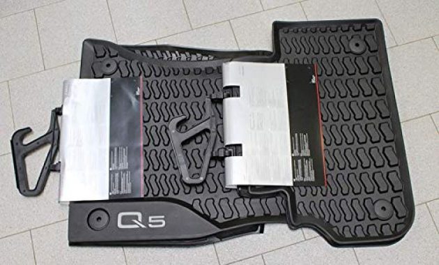 wunderbare audi original gummimatten satz audi q5 typ 80b vorne und hinten schwarz bild