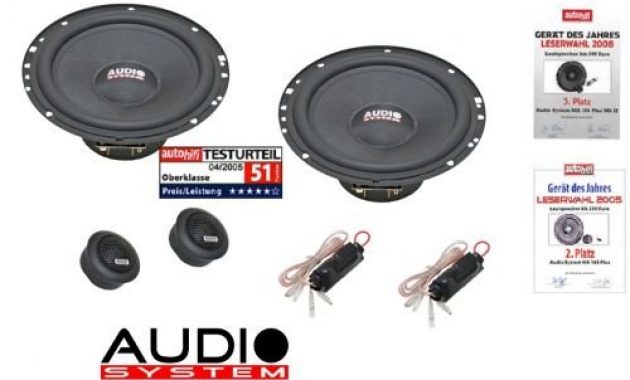 wunderbare audio system m 165 plus lautsprecher opel corsa b c 1993 2005 turen vorne foto