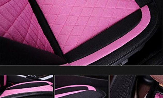 wunderbare bmdha frau auto sitzbezug sitzbezuge schonbezuge schonbezug universal flachs materialien komplettsitze 5 stuckepink bild